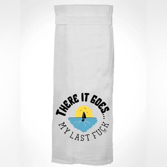 Twisted Wares SET OF 2- THERE GOES MY LAST F & F DISH SH!$ Dishtowel - Picture 4 of 10